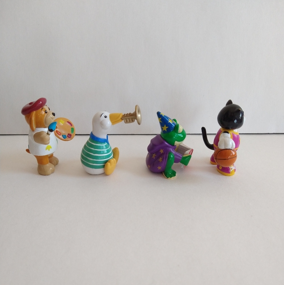 *SOLD* Ganz Webkinz Lot of 4 Loose Figurines Dog, Googles Goose, Frog, Cat - Picture 3 of 6